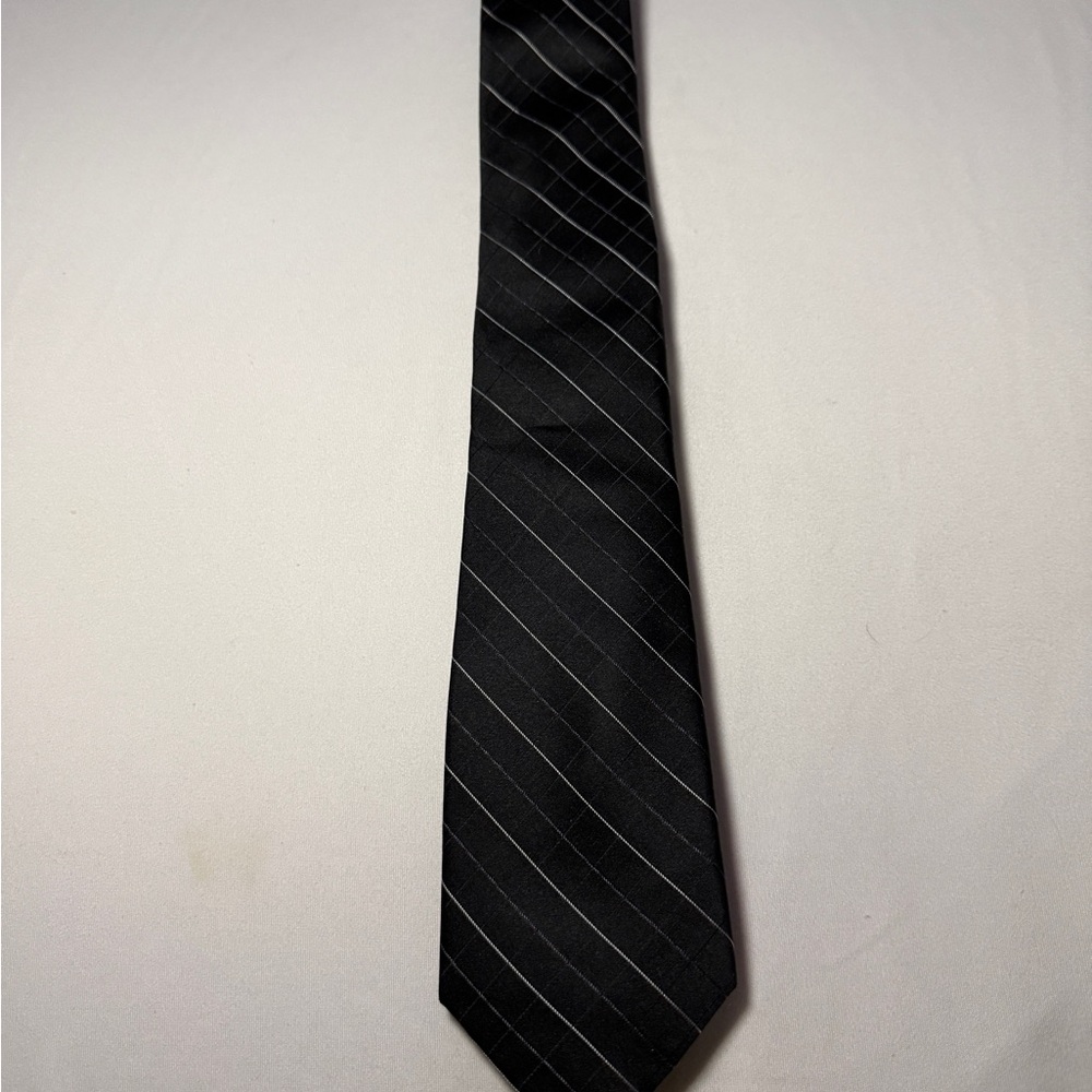 Calvin Klein - Black Striped Men's Tie